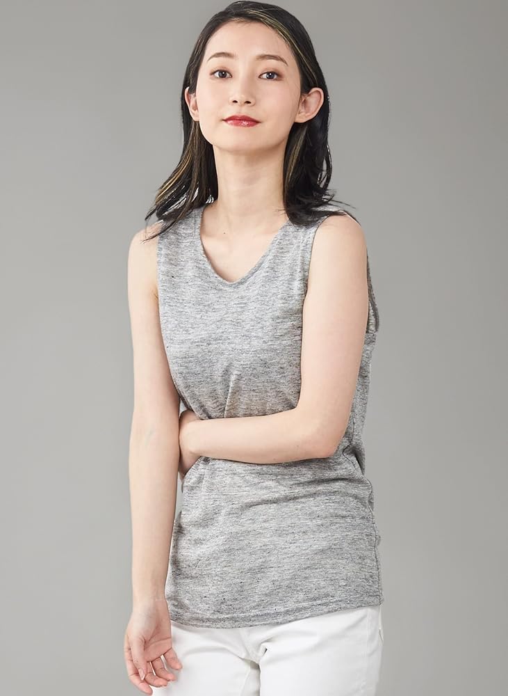Amazon.co.jp: [SPAN] 777 ブラトップ カップ付き リネン タンク